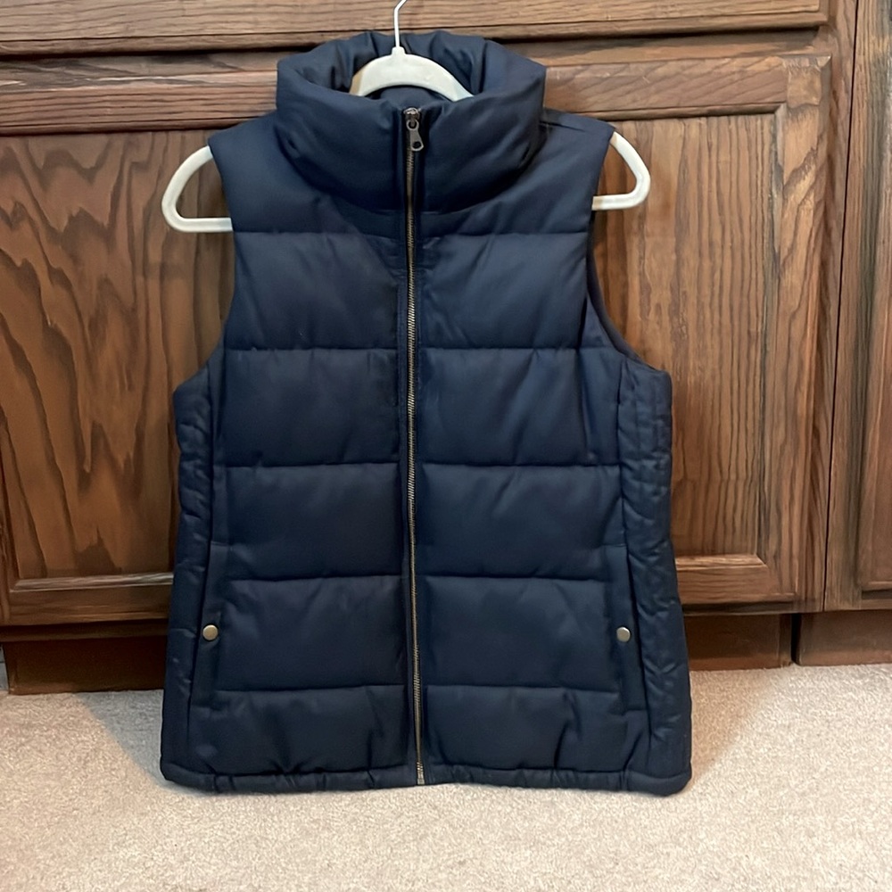 Old Navy Navy Blue Puffer Vest